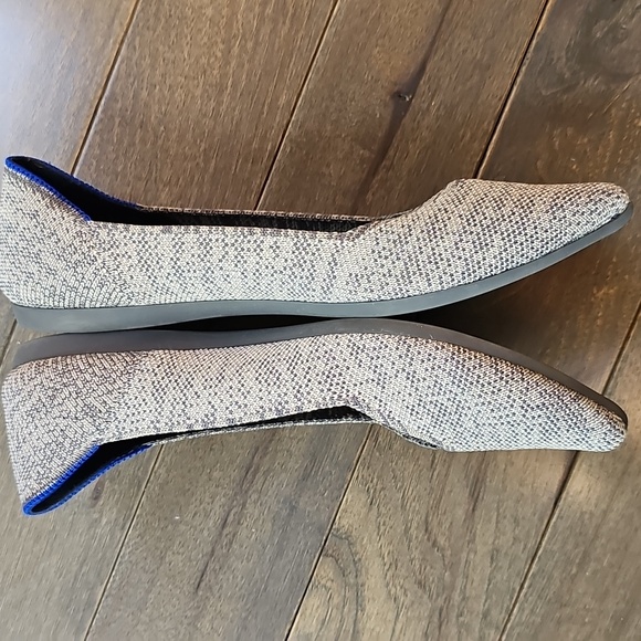 Rothy's The Point Flats, Cloud Gray Birdseye, Women's Size 5 - Picture 7 of 11